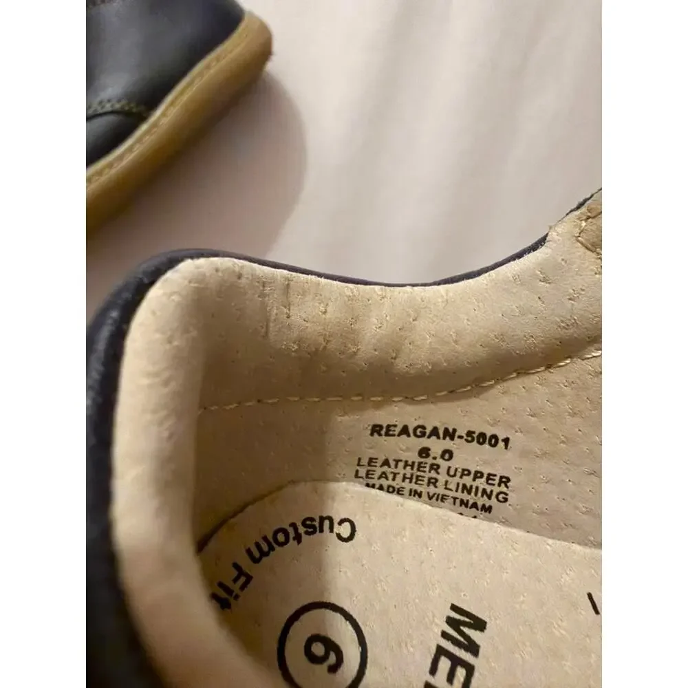Footmates Reagan Infant Oxford Toddler sz. 6 in Color: Navy Nappa